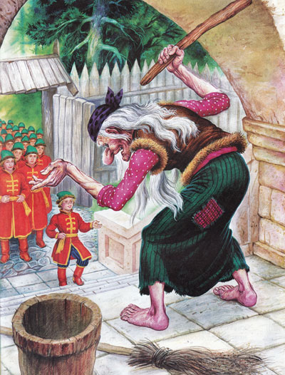 Читать сказку: Баба Яга и Заморышек (читать)