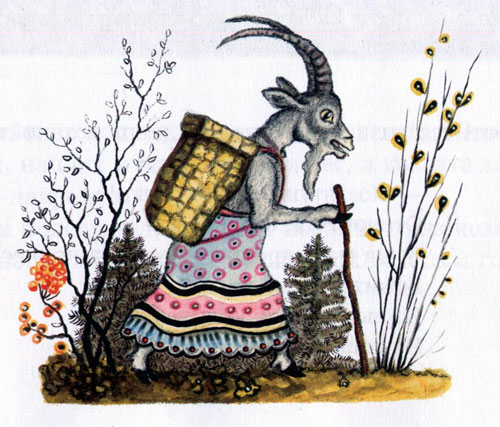 Читать сказку: Братья Гримм / Волк и семеро козлят (читать)