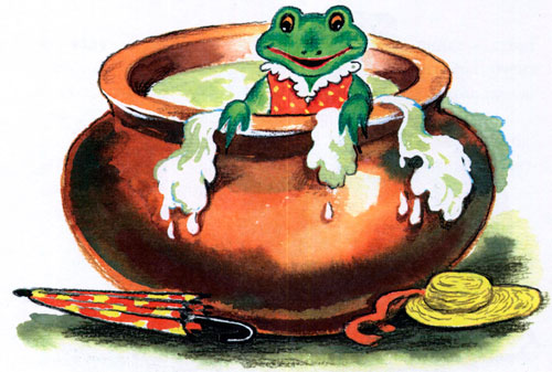 Читать сказку: Две лягушки / Леонид Пантелеев (читать)