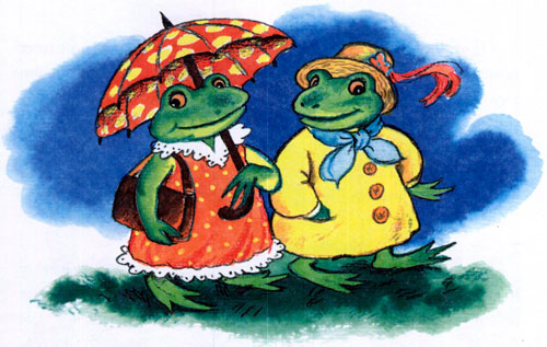 Читать сказку: Две лягушки / Леонид Пантелеев (читать)