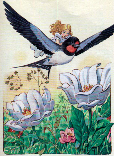 Читать сказку: Ганс Андерсен / Дюймовочка (читать)