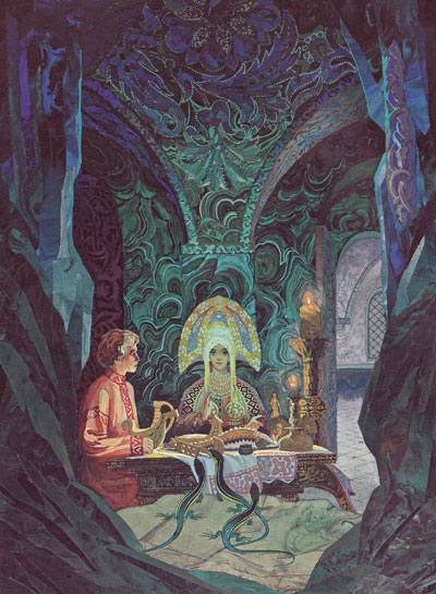 Читать сказку: Хозяйка медной горы / Павел Бажов (читать)