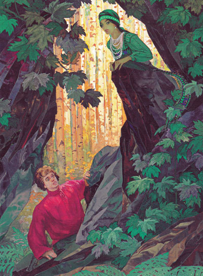 Читать сказку: Хозяйка медной горы / Павел Бажов (читать)