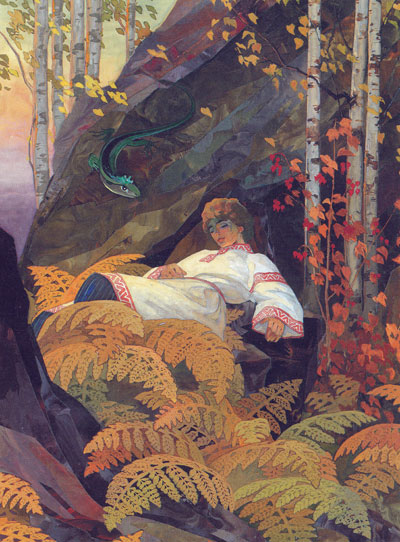 Читать сказку: Хозяйка медной горы / Павел Бажов (читать)