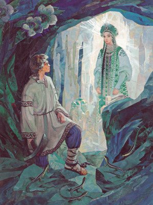 Читать сказку: Хозяйка медной горы / Павел Бажов (читать)