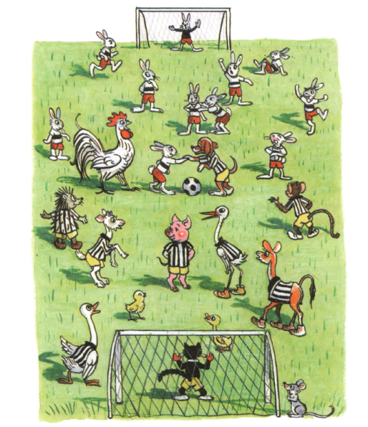 Читать сказку: Как чернобурчик в футбол играл (читать)