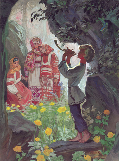 Читать сказку: Каменный цветок / Павел Бажов (читать)