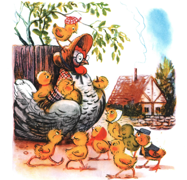 Читать сказку: Курица / Корней Чуковский (читать)