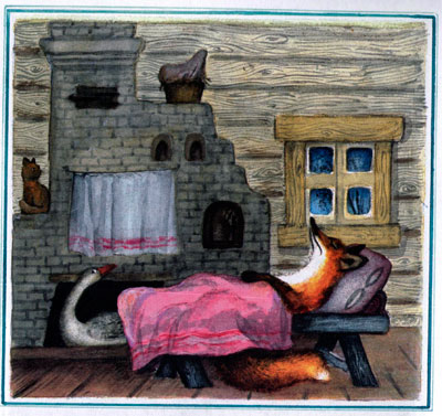 Читать сказку: Лисичка со скалочкой (читать)