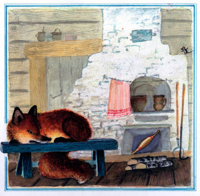 Читать сказку: Лисичка со скалочкой (читать)