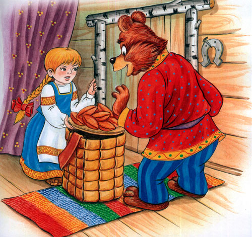 Читать сказку: Маша и медведь (читать)