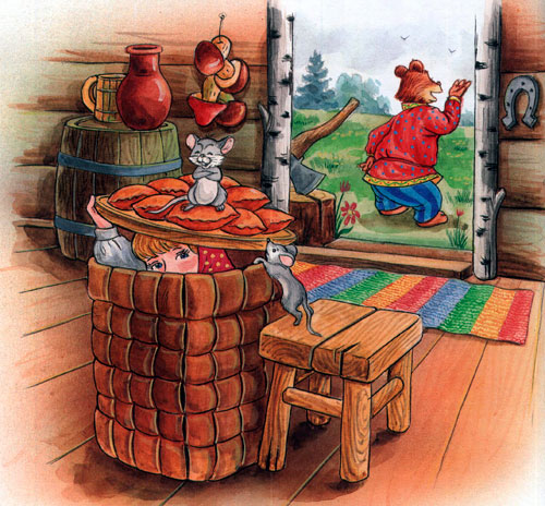 Читать сказку: Маша и медведь (читать)