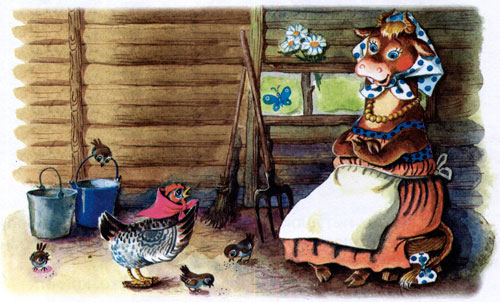 Читать сказку: Петушок и бобовое зернышко (читать)