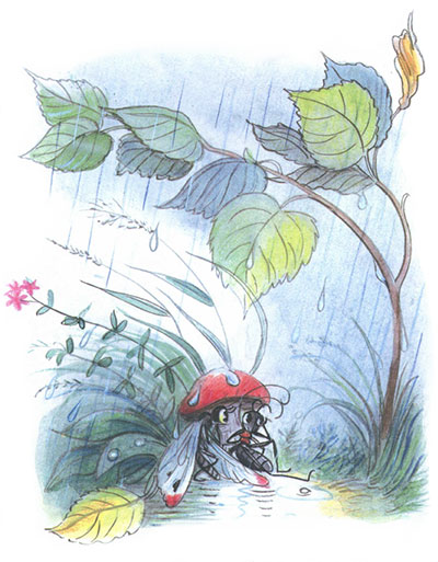 Читать сказку: Под грибом / Владимир Сутеев (читать)