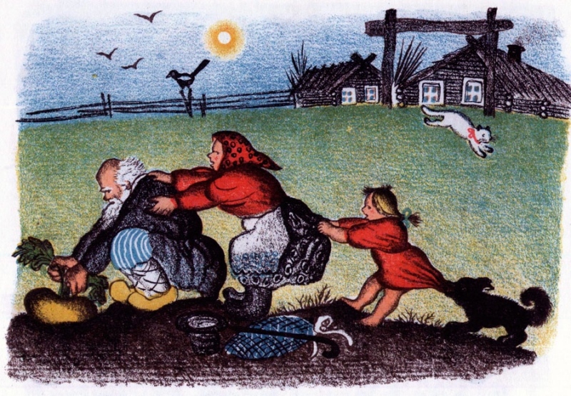 Читать сказку: Репка (читать)