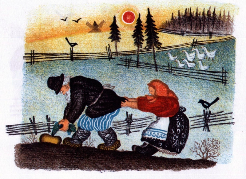 Читать сказку: Репка (читать)