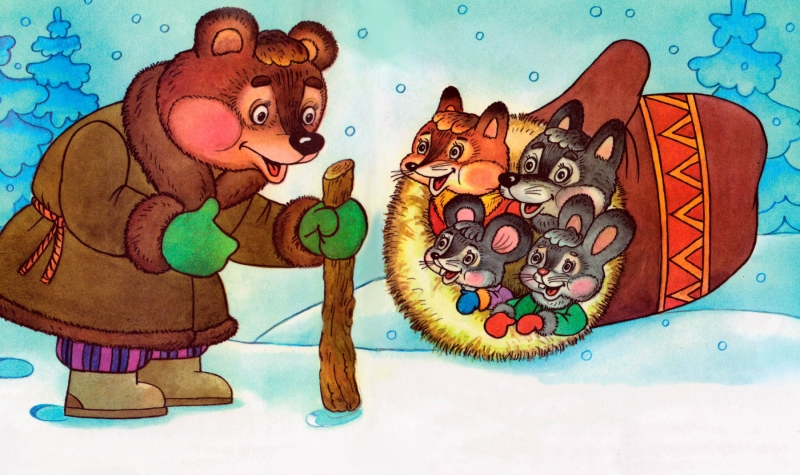 Читать сказку: Рукавичка (читать)