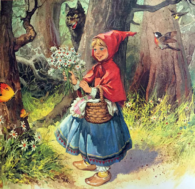 Читать сказку: Шарль Перро / Красная Шапочка (читать)