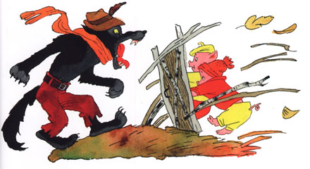 Читать сказку: Три поросёнка (читать)