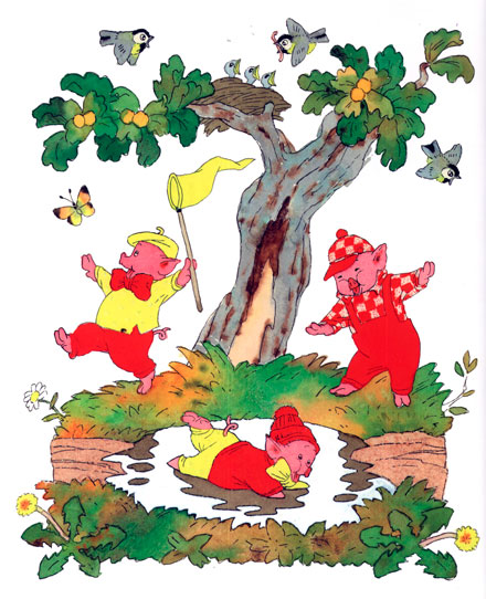 Читать сказку: Три поросёнка (читать)