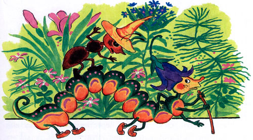 Читать сказку: Виталий Бианки / Как муравьишка домой спешил (читать)