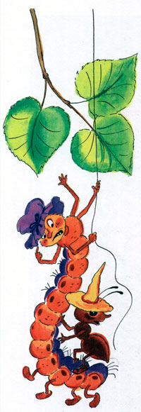 Читать сказку: Виталий Бианки / Как муравьишка домой спешил (читать)