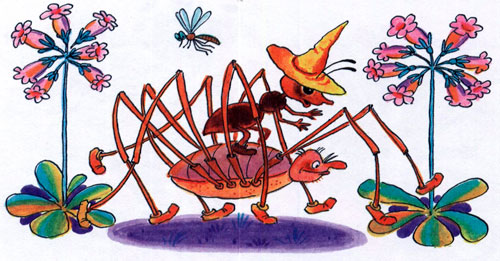 Читать сказку: Виталий Бианки / Как муравьишка домой спешил (читать)