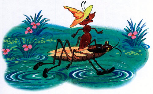 Читать сказку: Виталий Бианки / Как муравьишка домой спешил (читать)