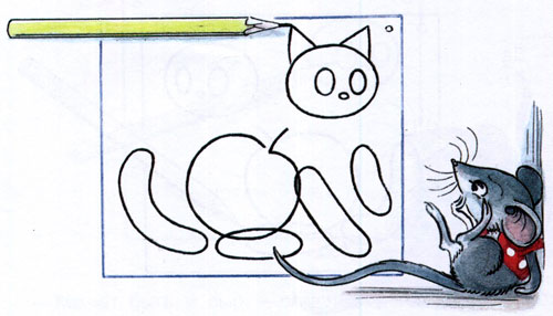 Читать сказку: Владимир Сутеев / Мышонок и Карандаш (читать)