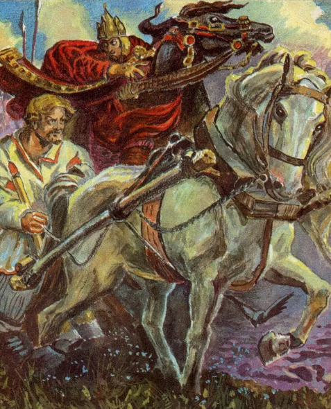 Читать сказку: Вольга и Микула Селянинович - былина (читать)